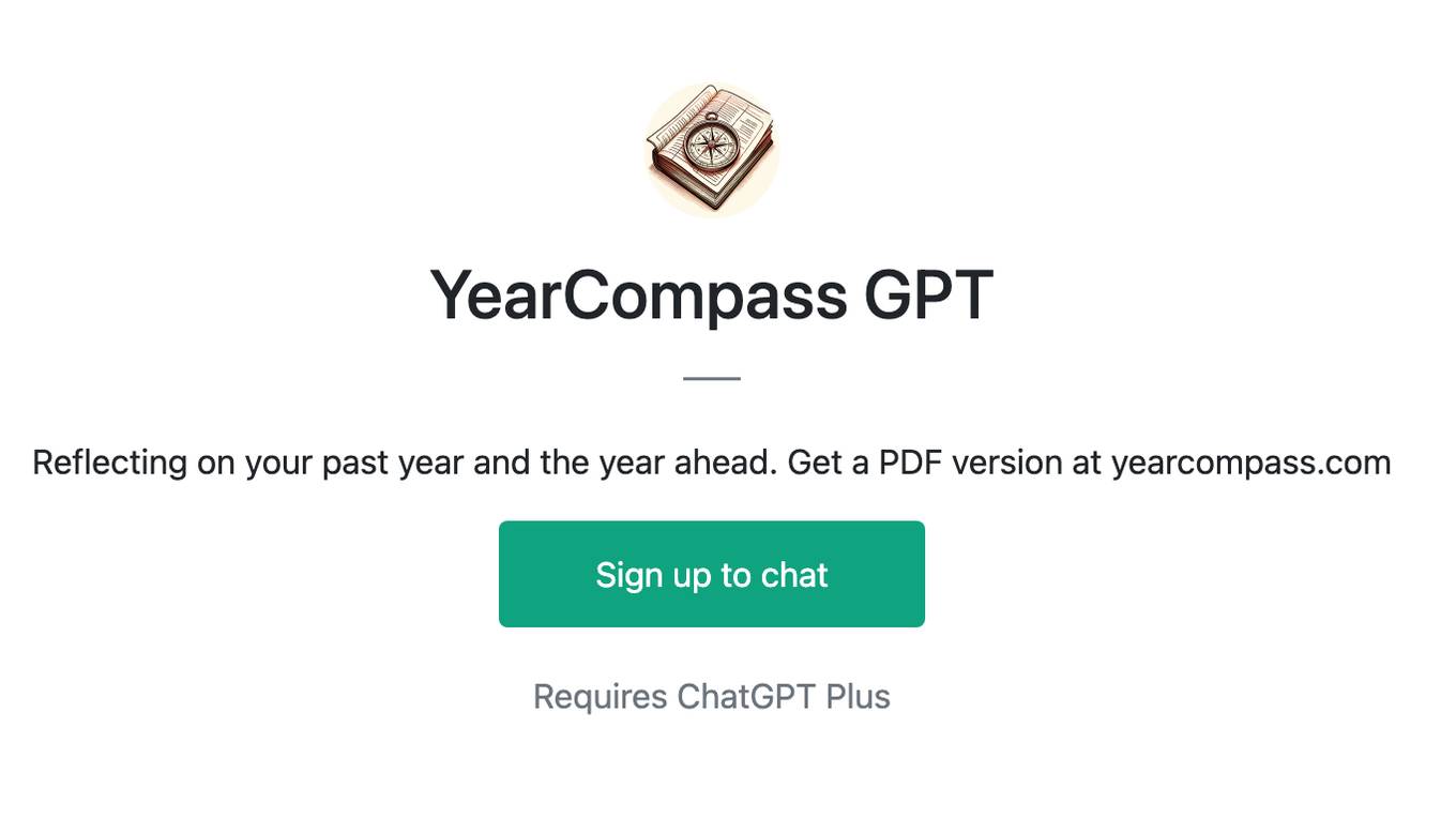 YearCompass GPT Screenshot