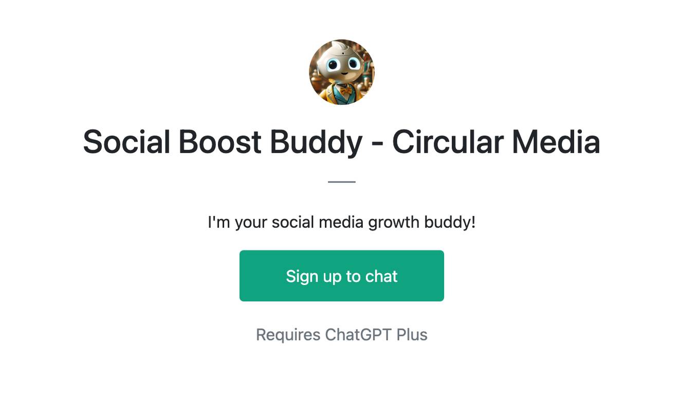 Social Boost Buddy - Circular Media Screenshot