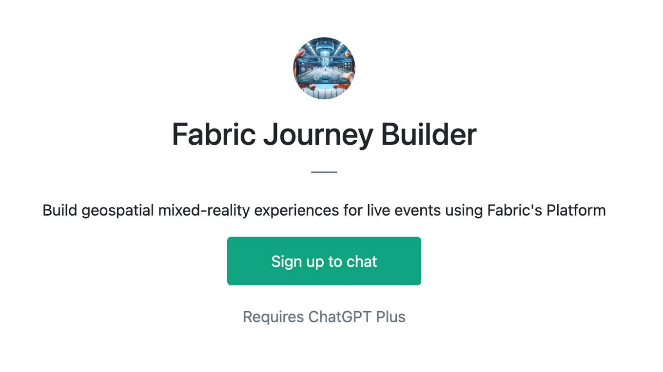 Fabric Journey Builder Screenshot