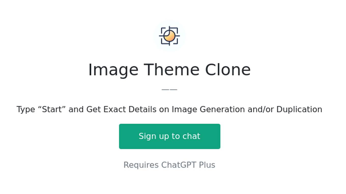 Image Theme Clone Screenshot