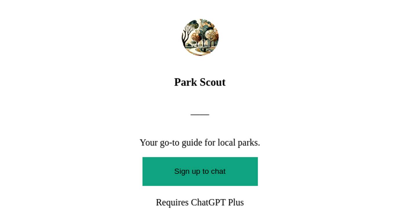 Park Scout Screenshot