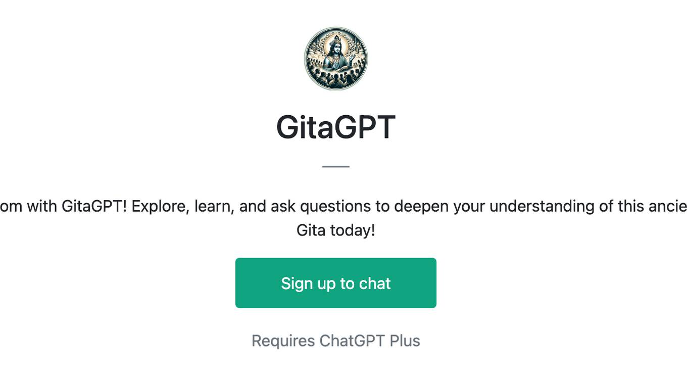 GitaGPT Screenshot