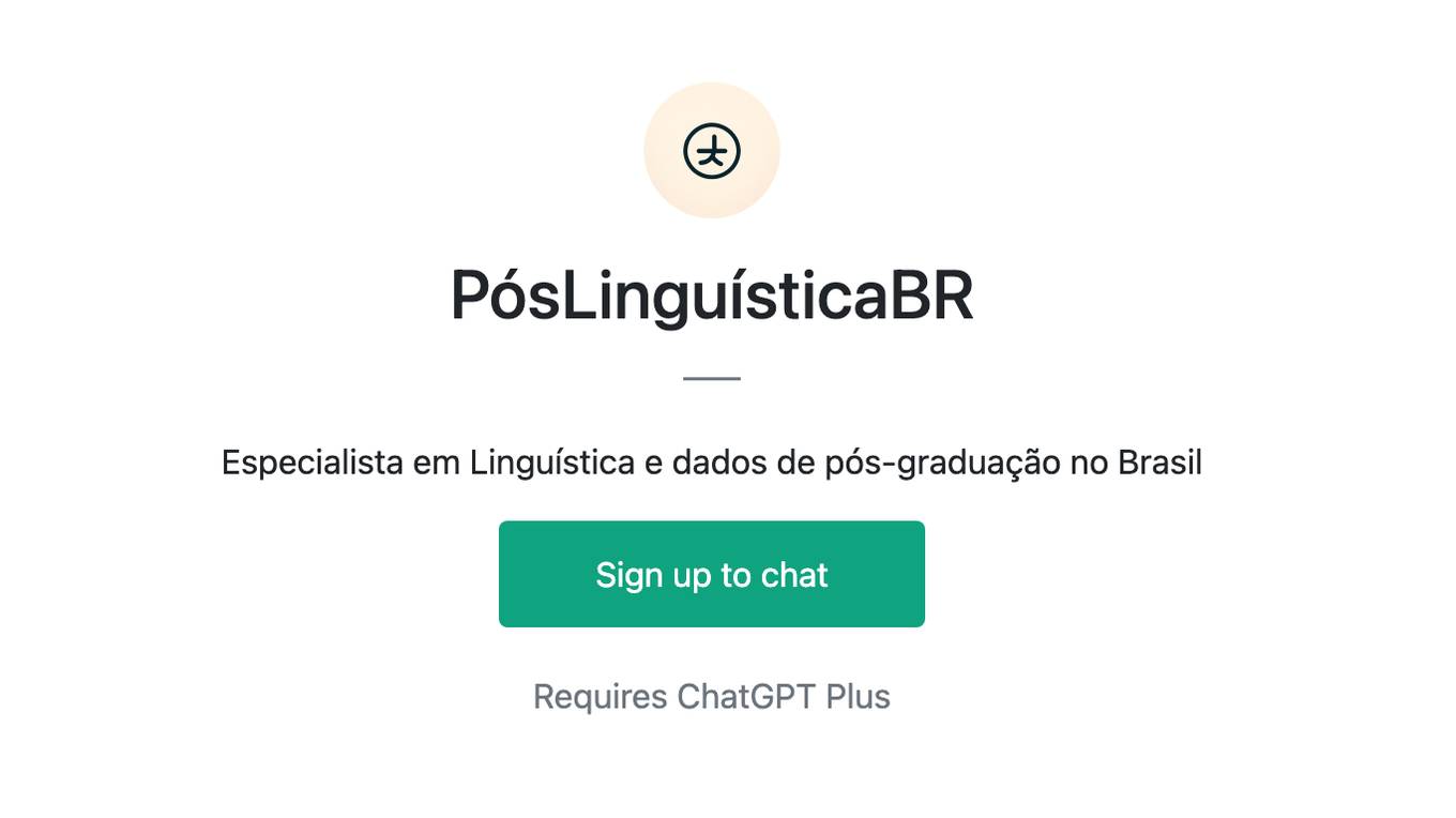 PósLinguísticaBR Screenshot