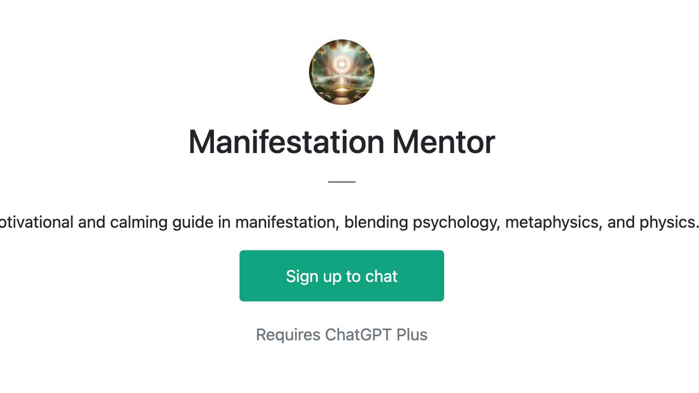 Manifestation Mentor Screenshot