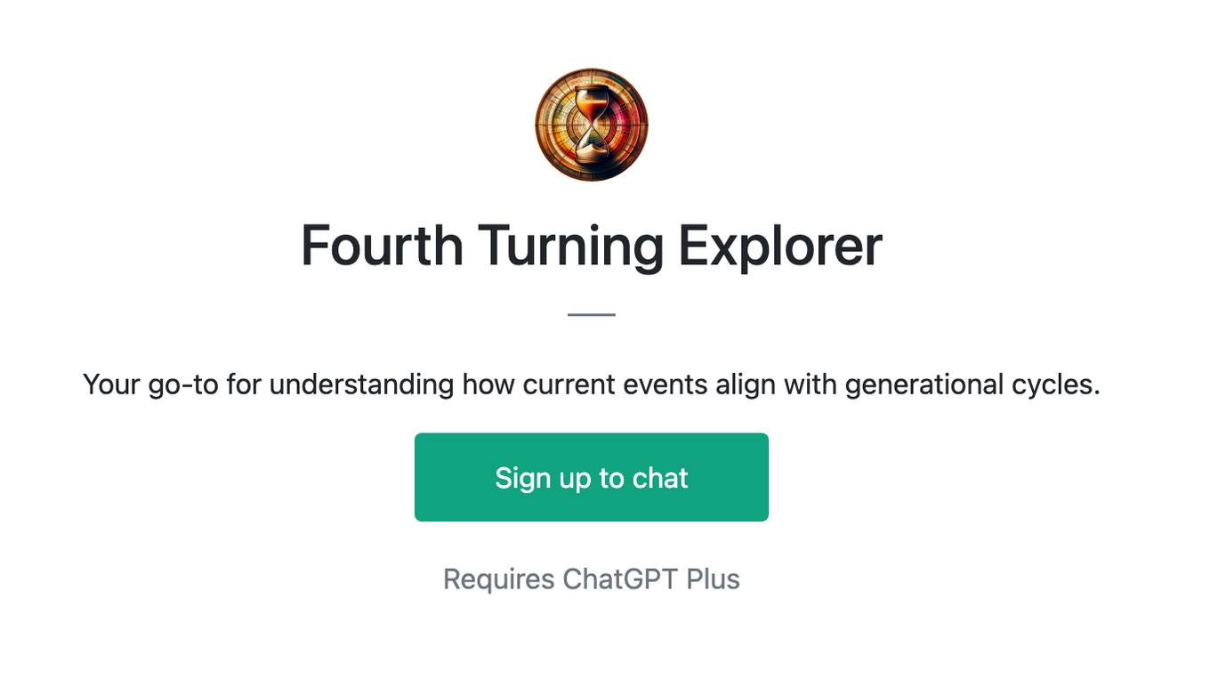 Fourth Turning Explorer Screenshot