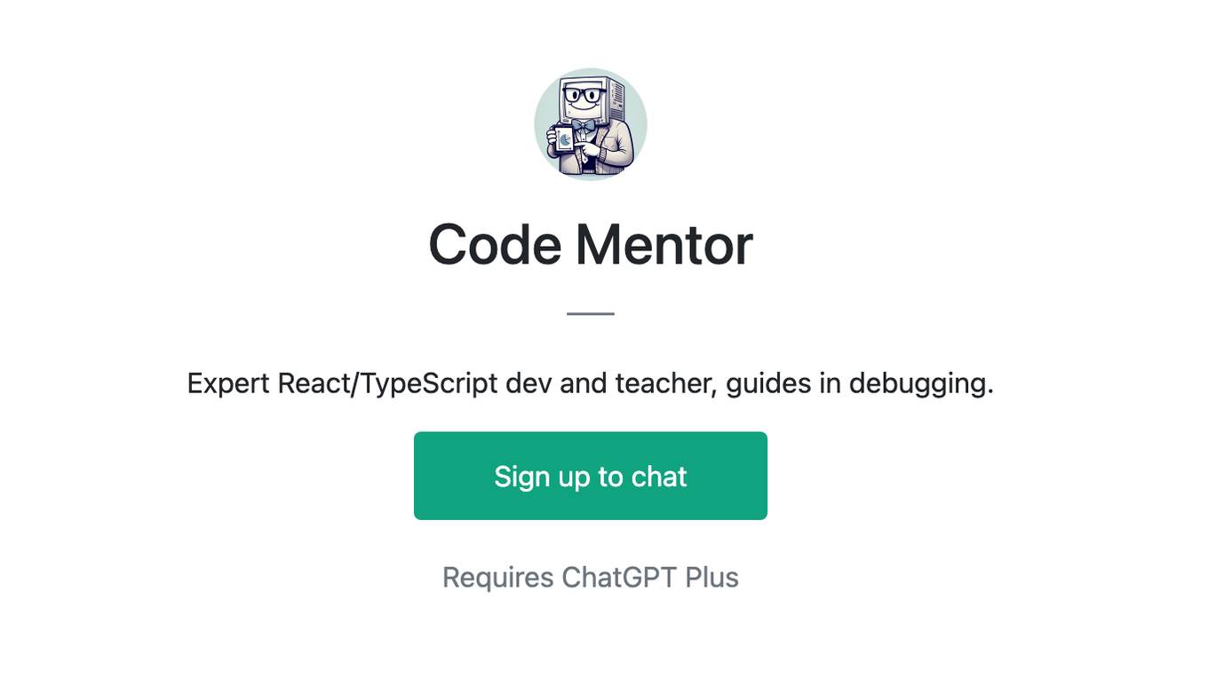 Code Mentor Screenshot