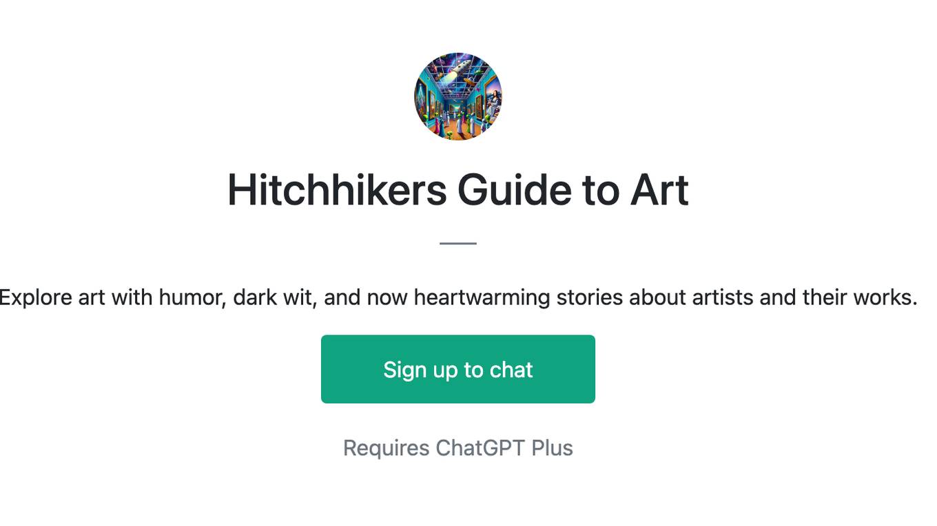 Hitchhikers Guide to Art Screenshot