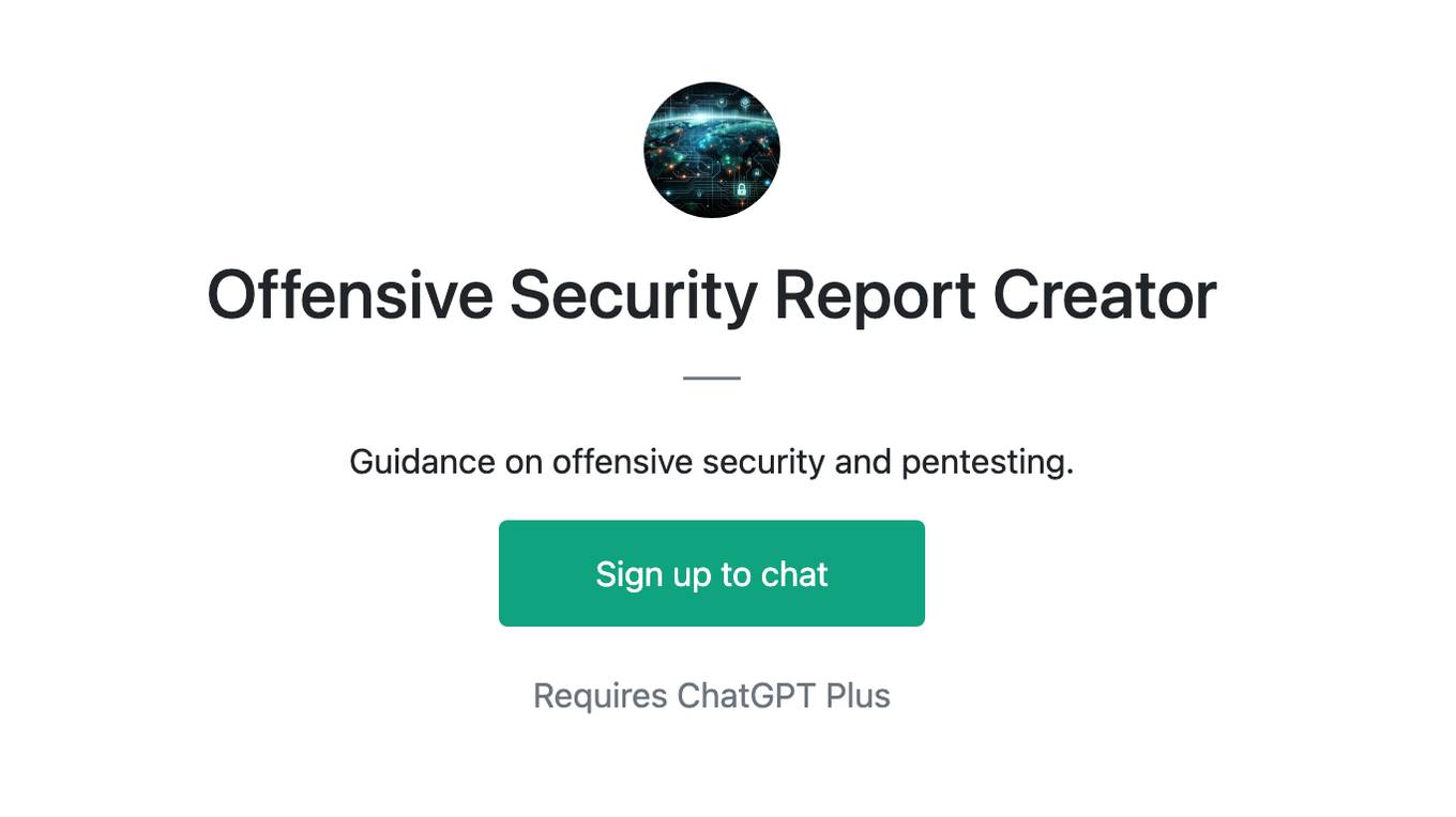 Offensive Security Report Creator Screenshot