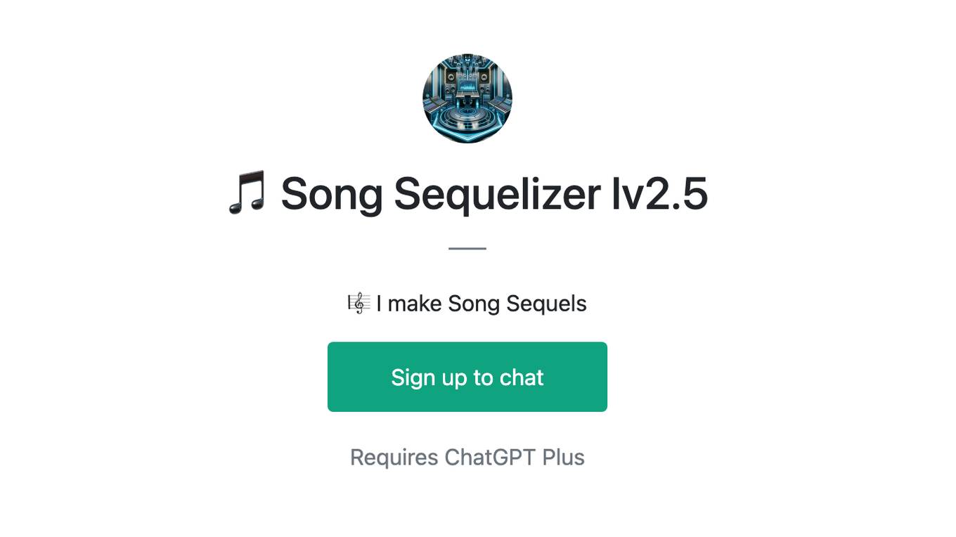 🎵 Song Sequelizer lv2.5 Screenshot