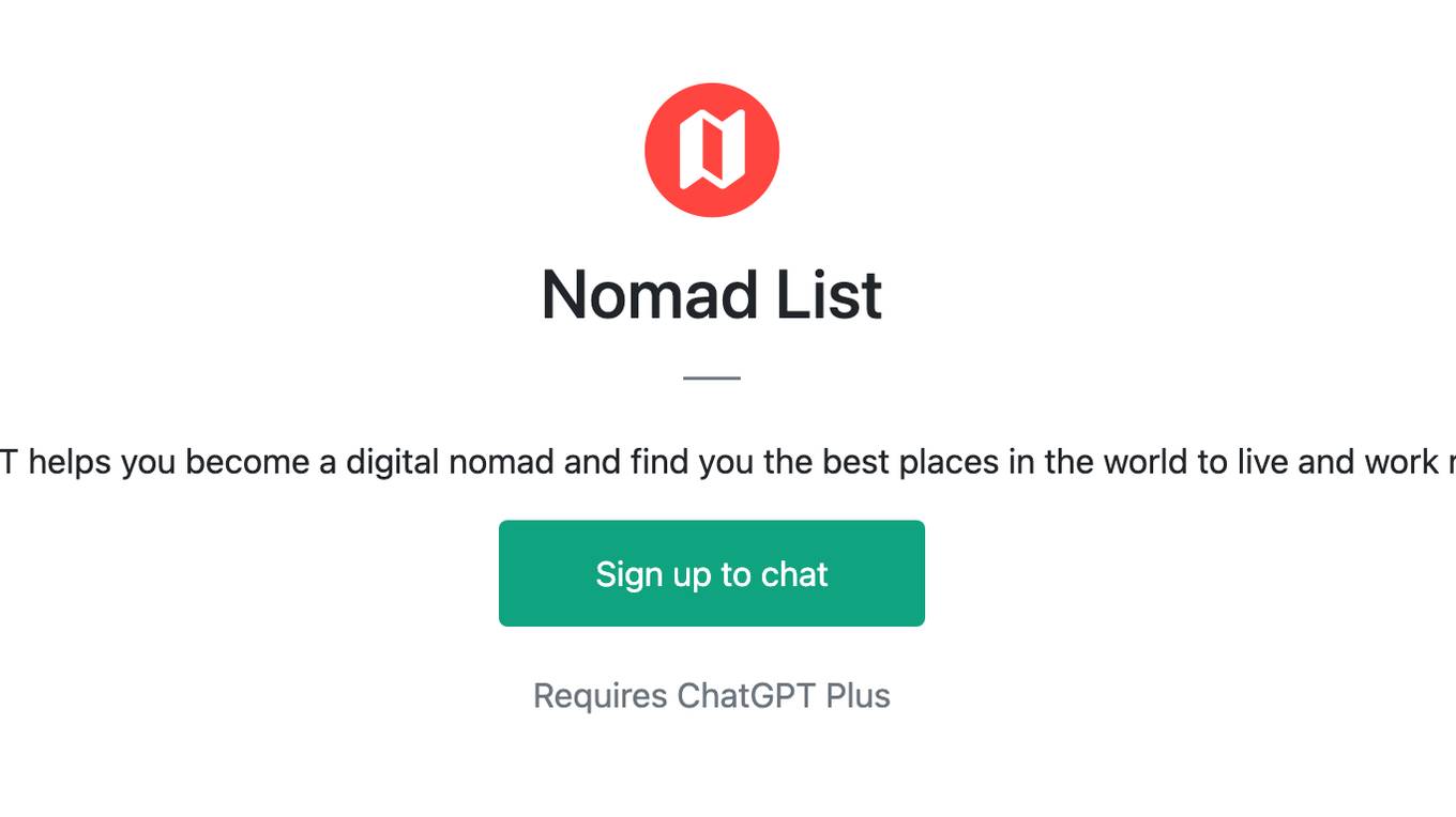 Nomad List Screenshot