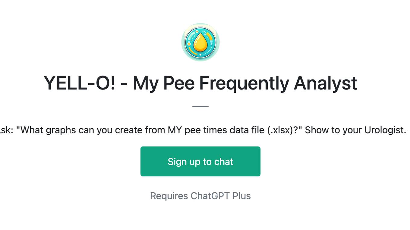 YELL-O! - My Pee Frequently Analyst Screenshot