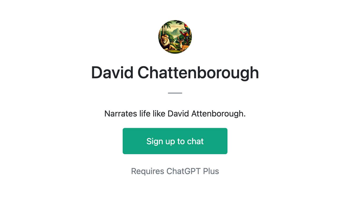 David Chattenborough Screenshot