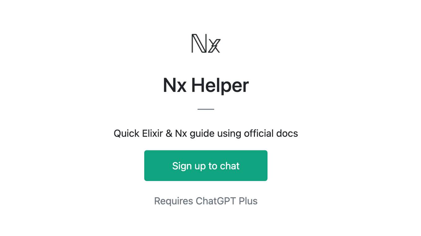 Nx Helper Screenshot