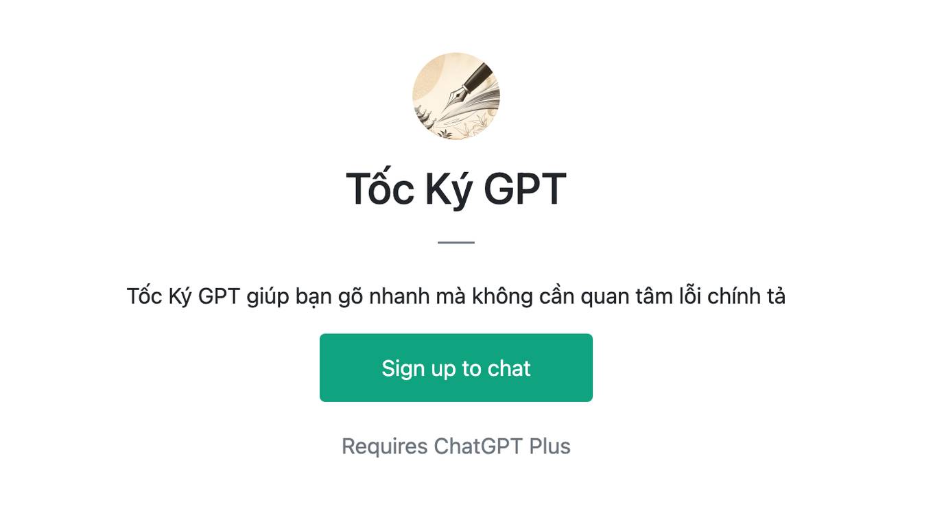 Tốc Ký GPT Screenshot