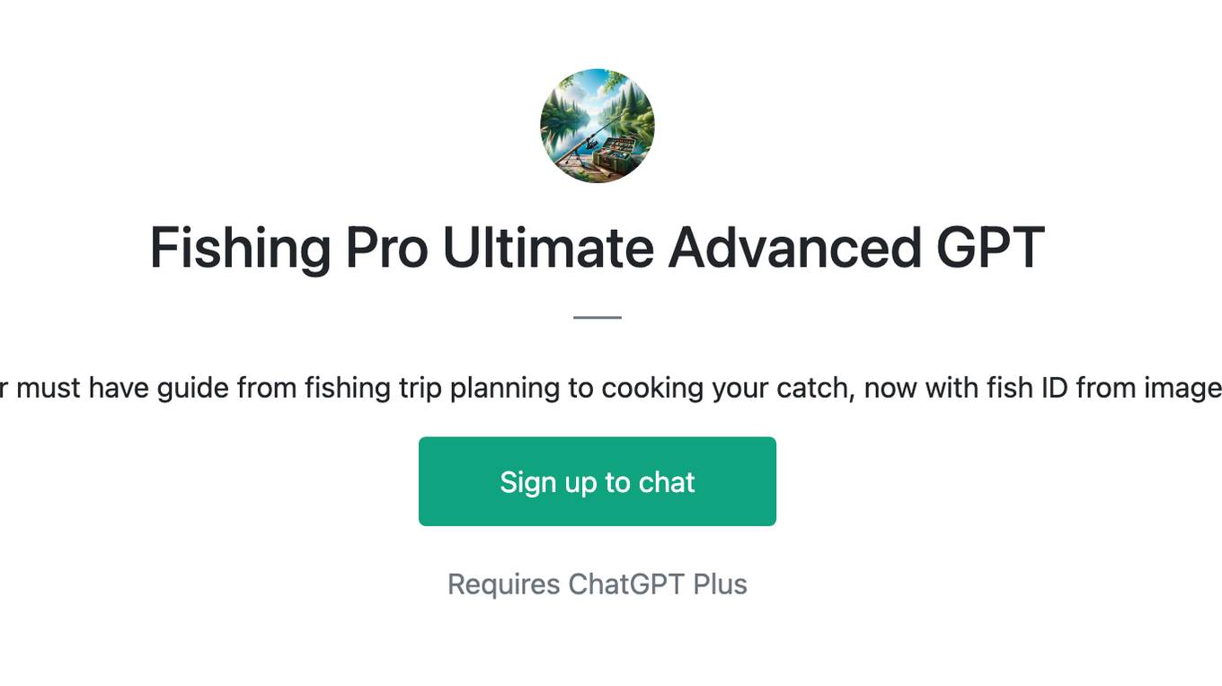 Fishing Pro Ultimate Advanced GPT Screenshot