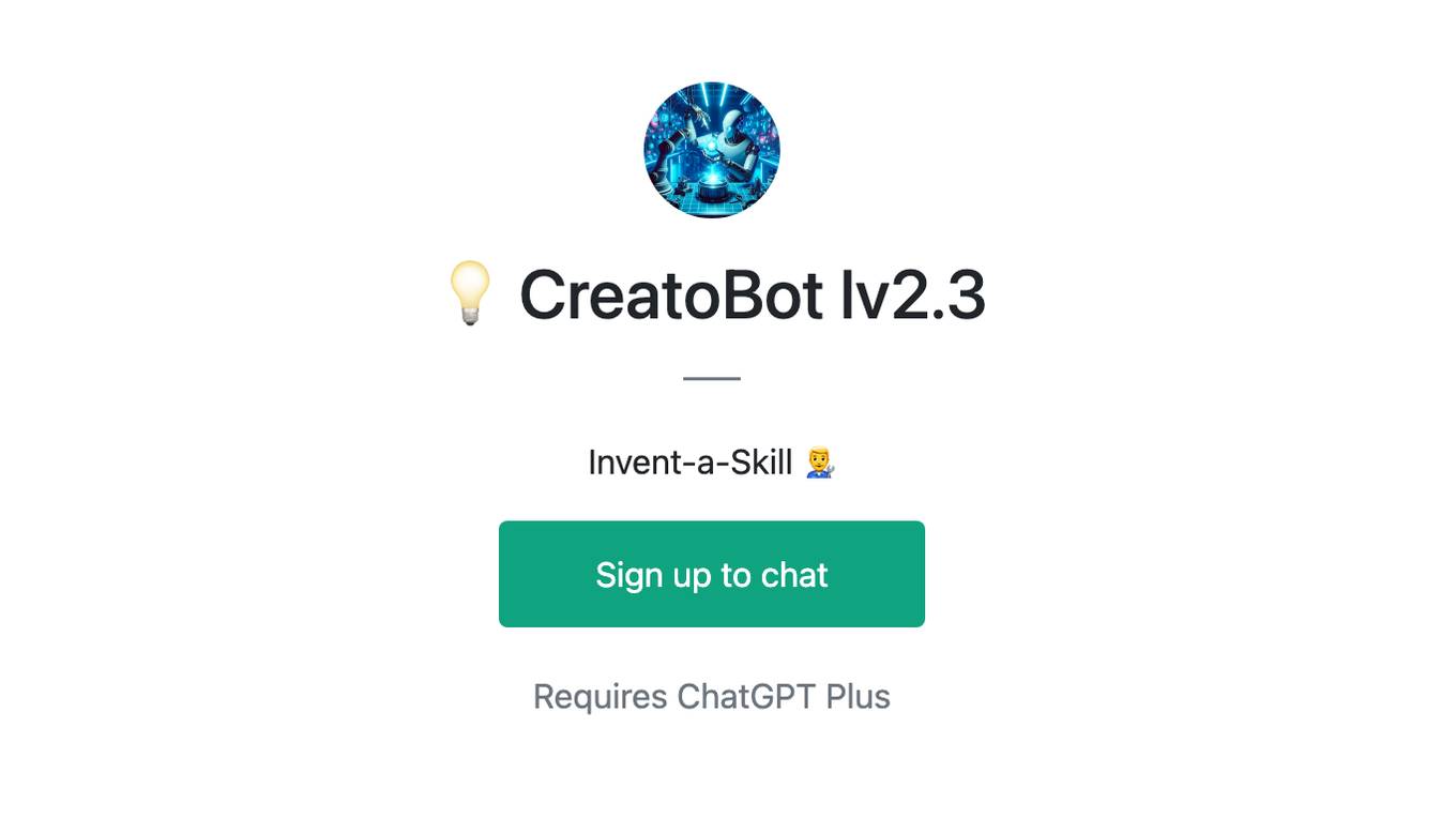 💡 CreatoBot lv2.3 Screenshot