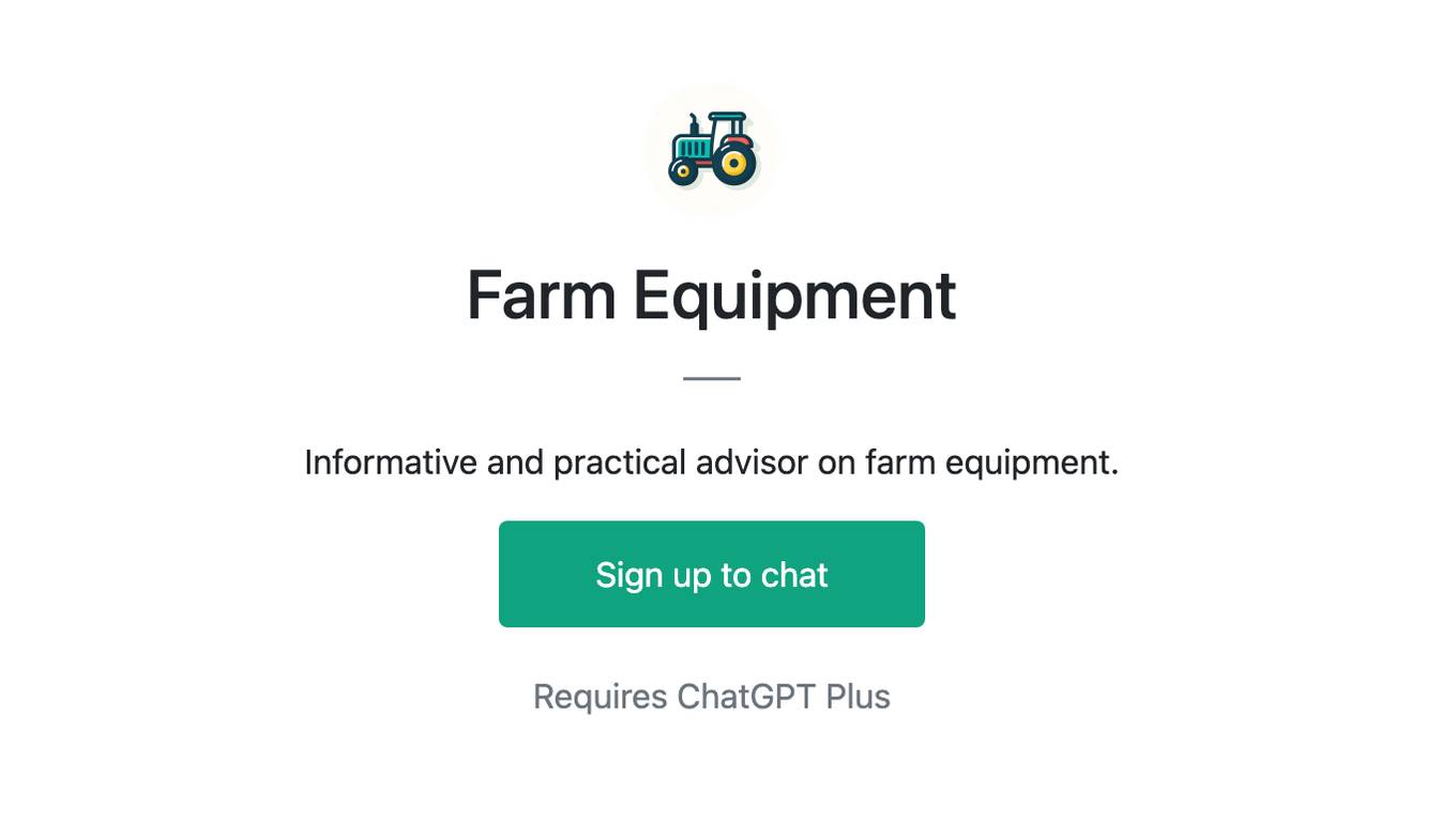 Farm Equipment Screenshot