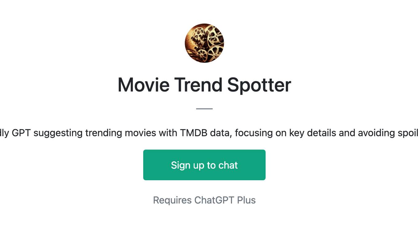 Movie Trend Spotter Screenshot