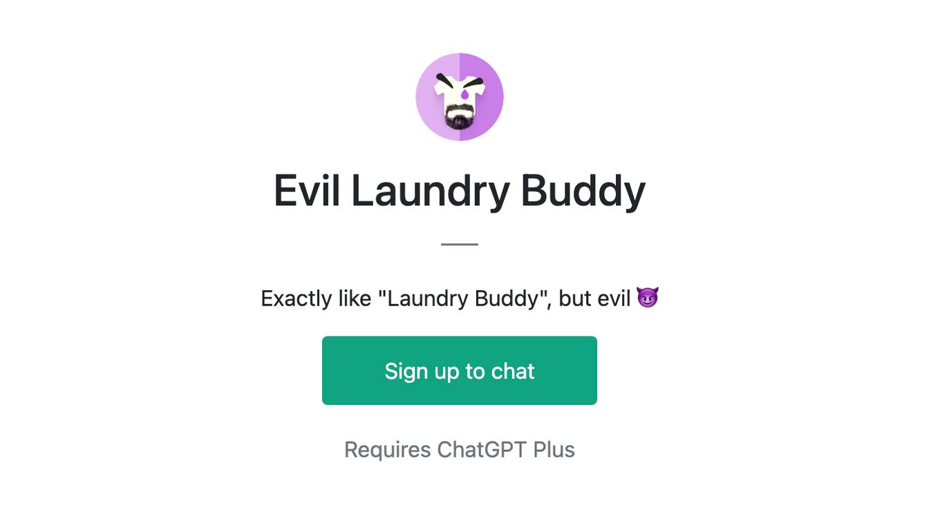 Evil Laundry Buddy Screenshot