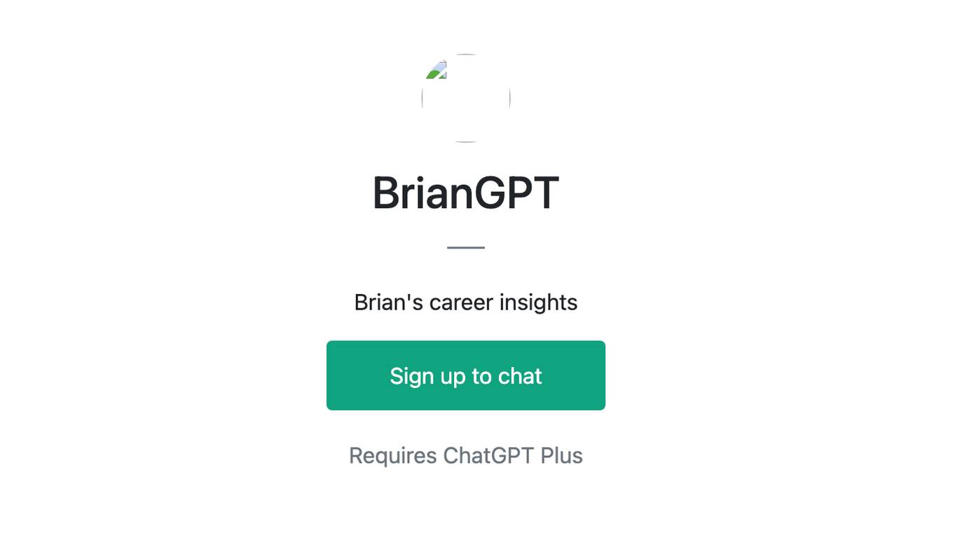 BrianGPT Screenshot