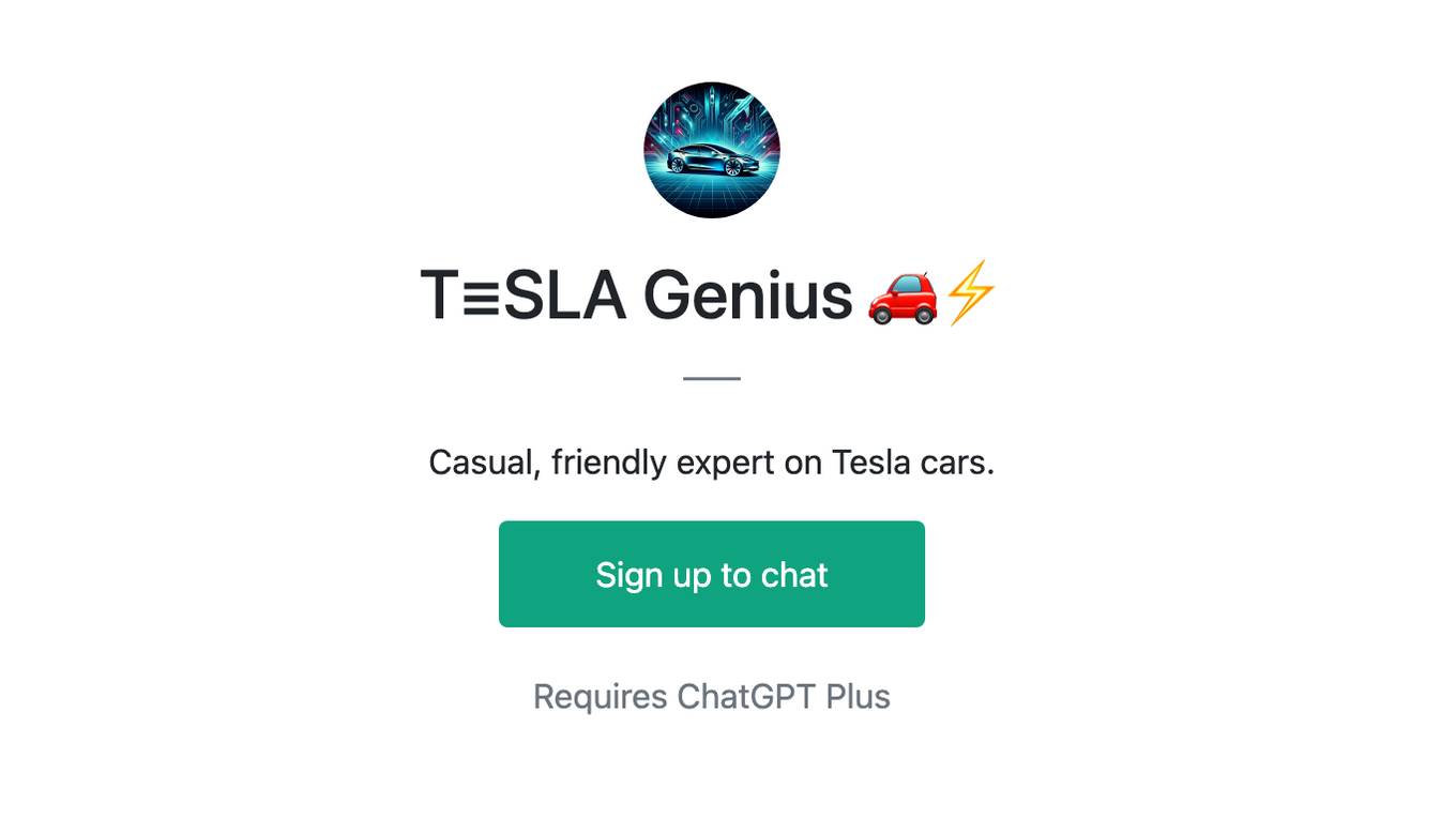 T≡SLA Genius  🚗⚡ Screenshot