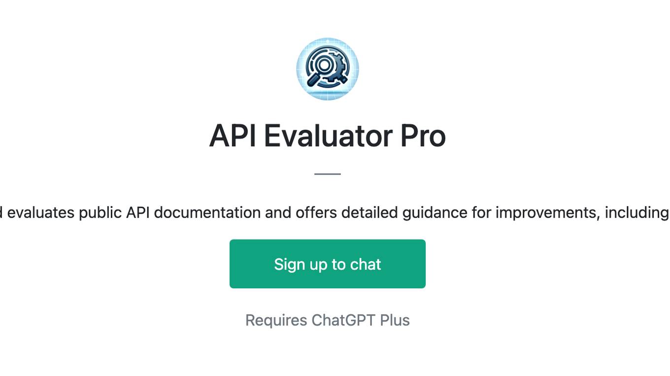 API Evaluator Pro Screenshot