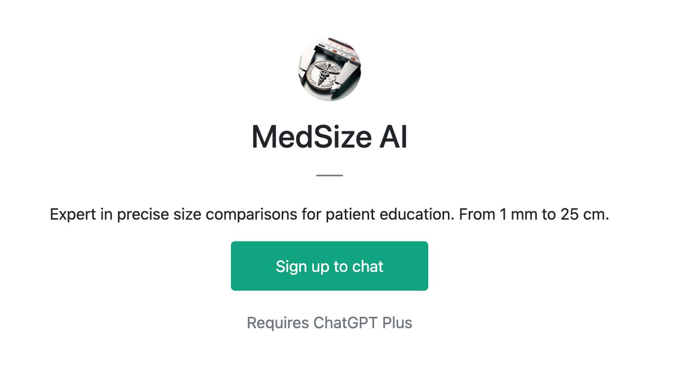 MedSize AI Screenshot