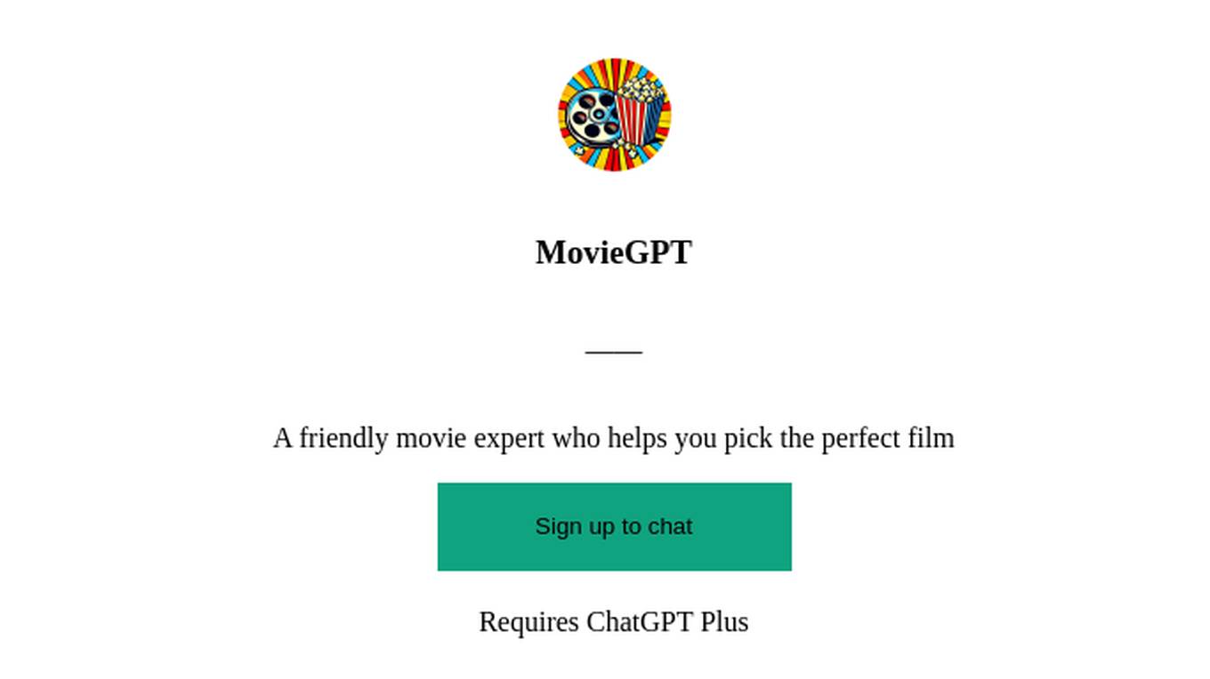 MovieGPT Screenshot