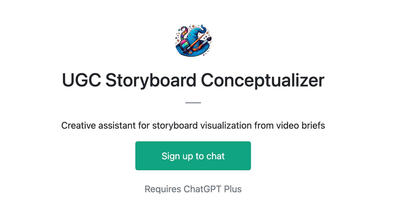 UGC Storyboard Conceptualizer Screenshot