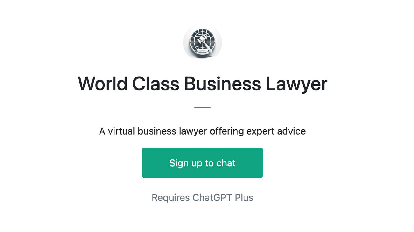 World Class Business Lawyer Screenshot