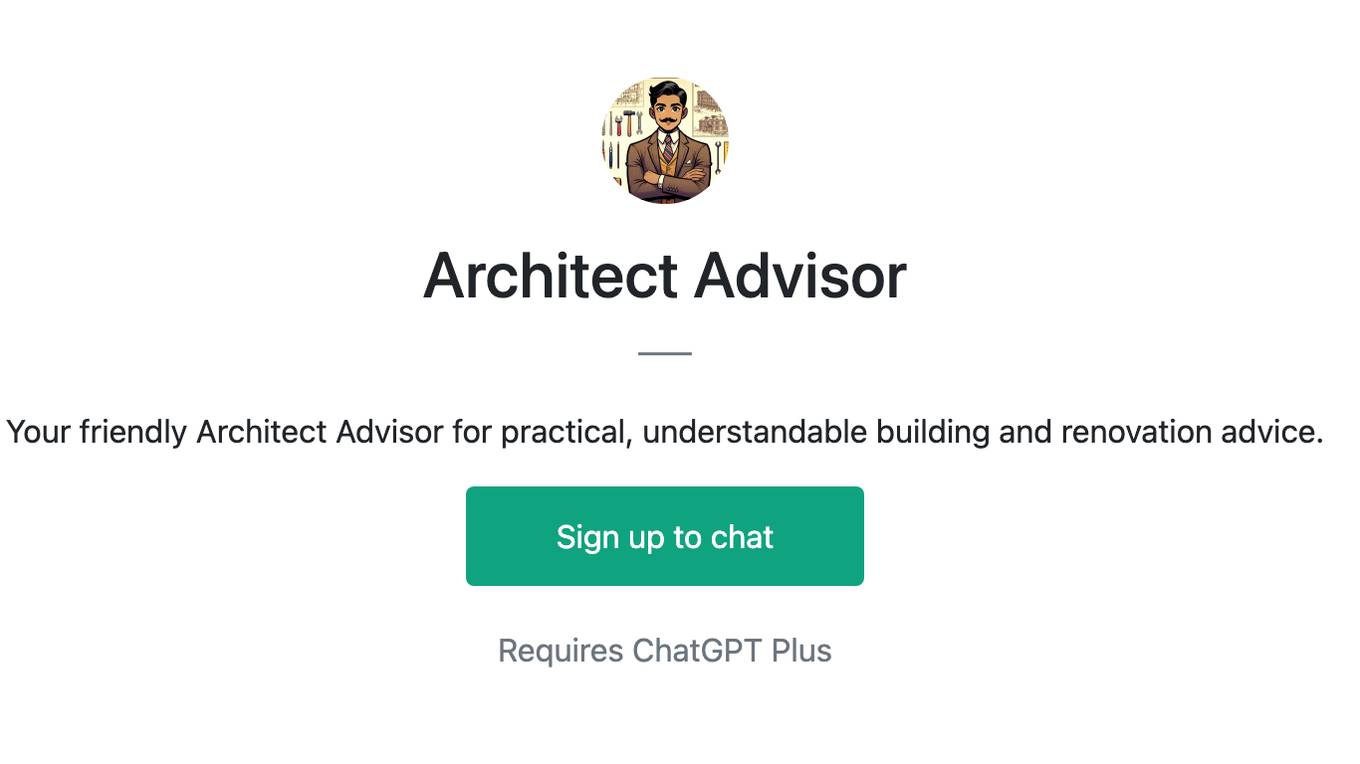 Architect Advisor Screenshot