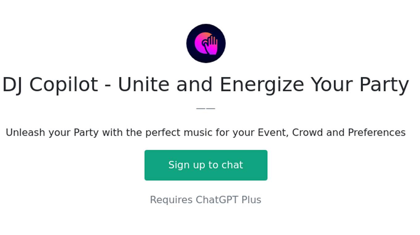 DJ Copilot - Unite and Energize Your Party Screenshot