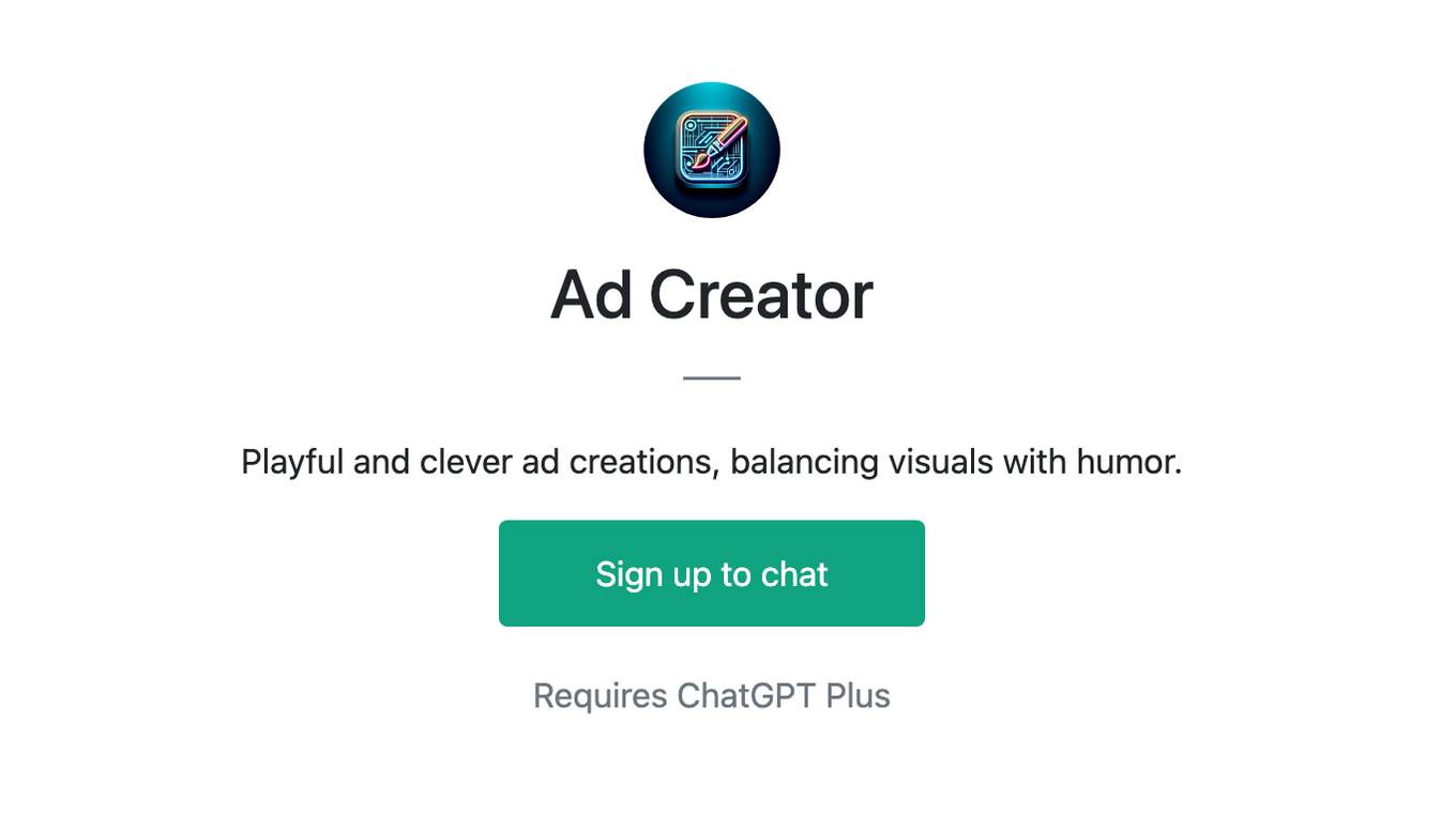 Ad Creator Screenshot