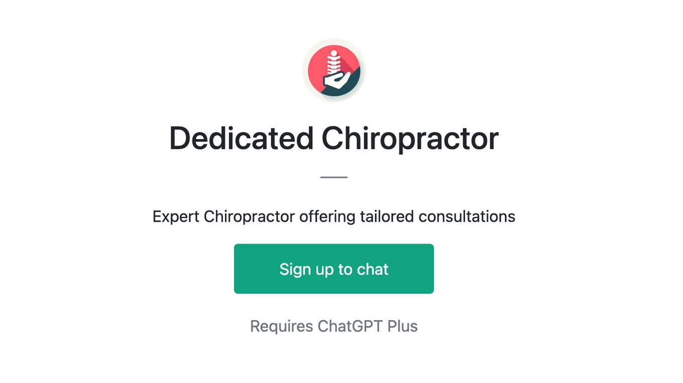 Dedicated Chiropractor Screenshot