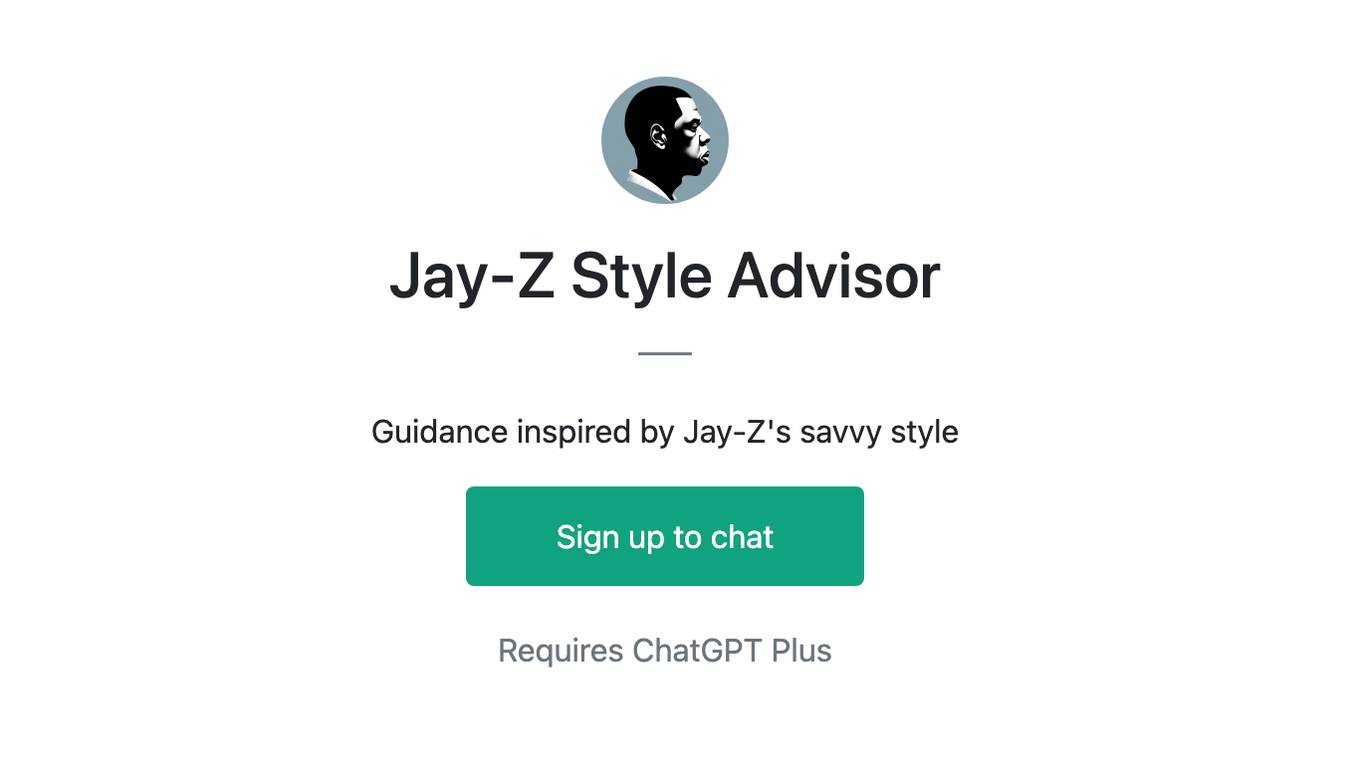 Jay-Z Style Advisor Screenshot