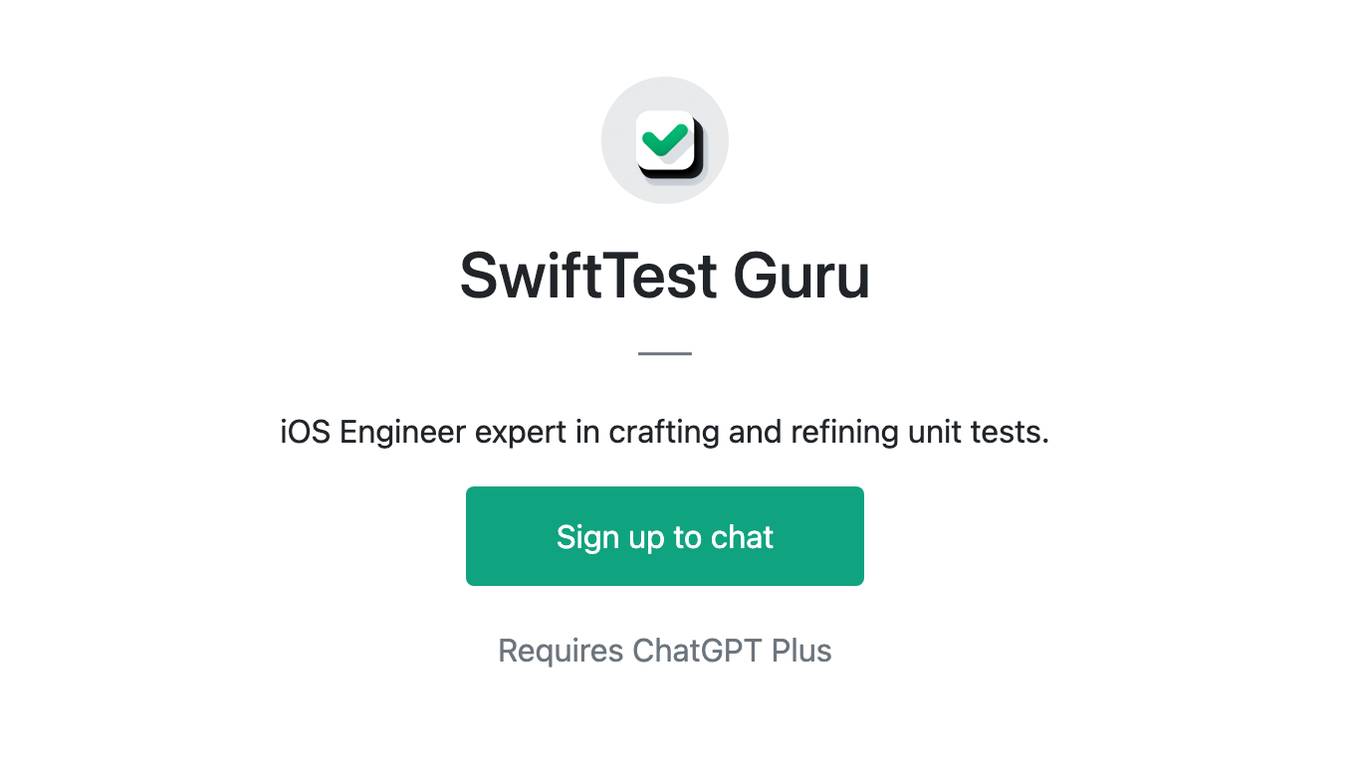 SwiftTest Guru Screenshot