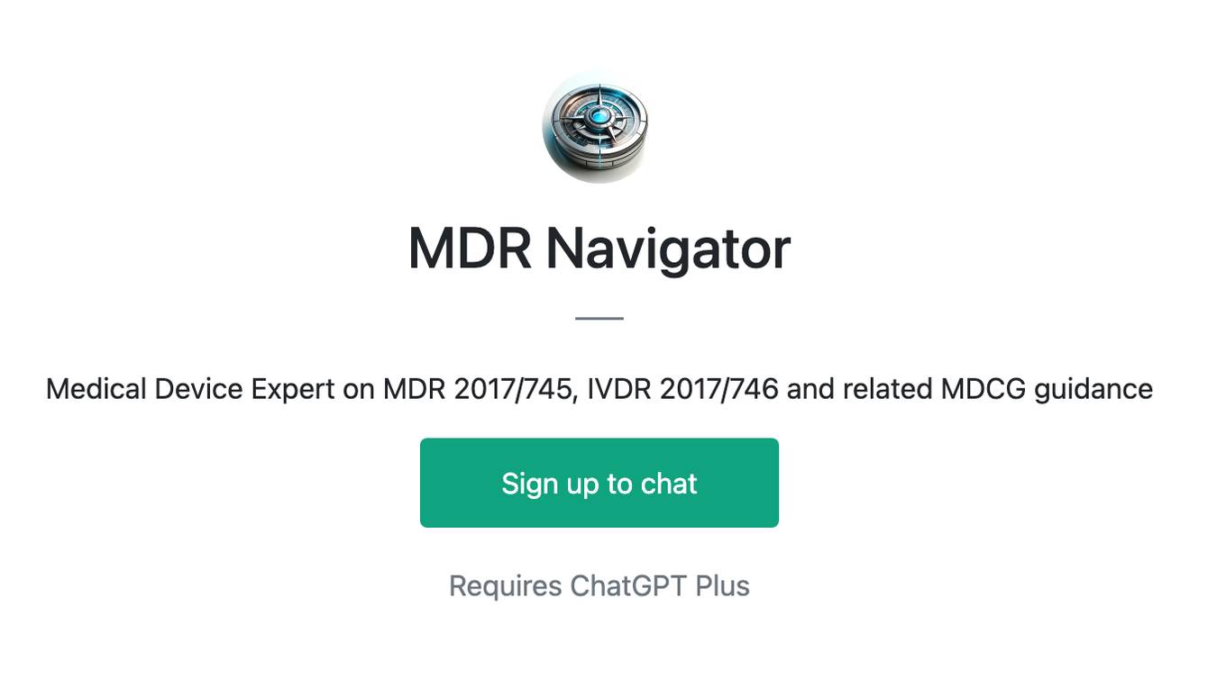 MDR Navigator Screenshot