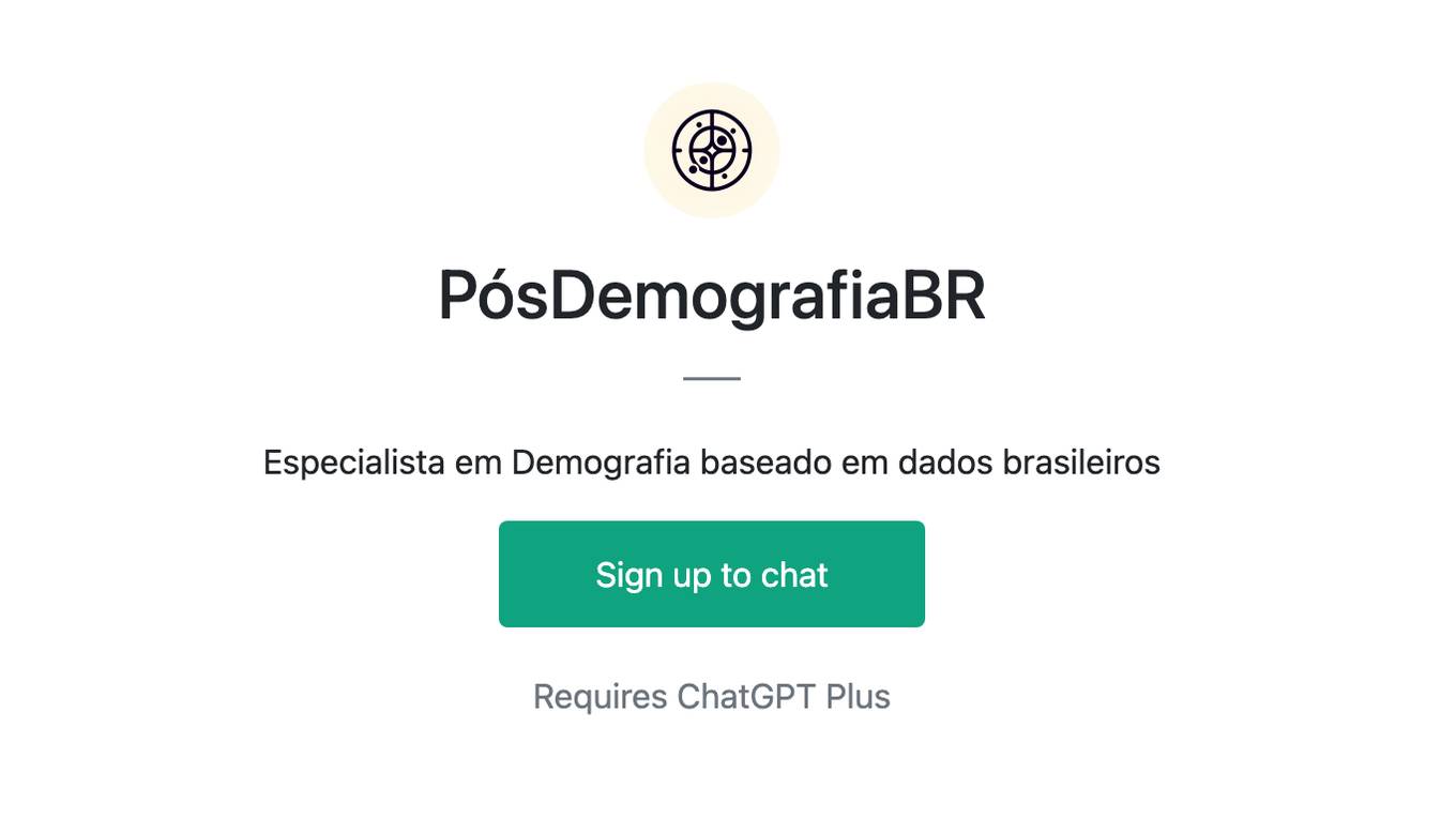 PósDemografiaBR Screenshot