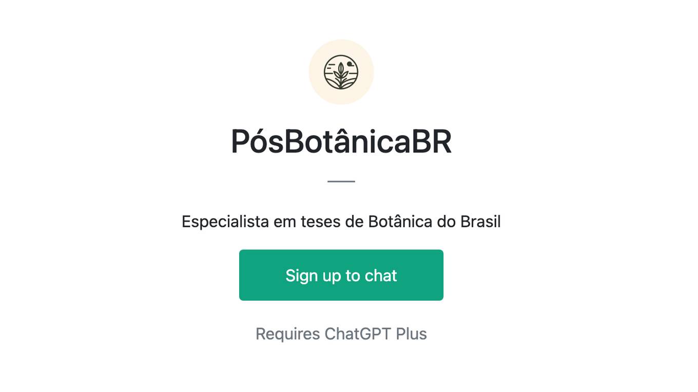 PósBotânicaBR Screenshot