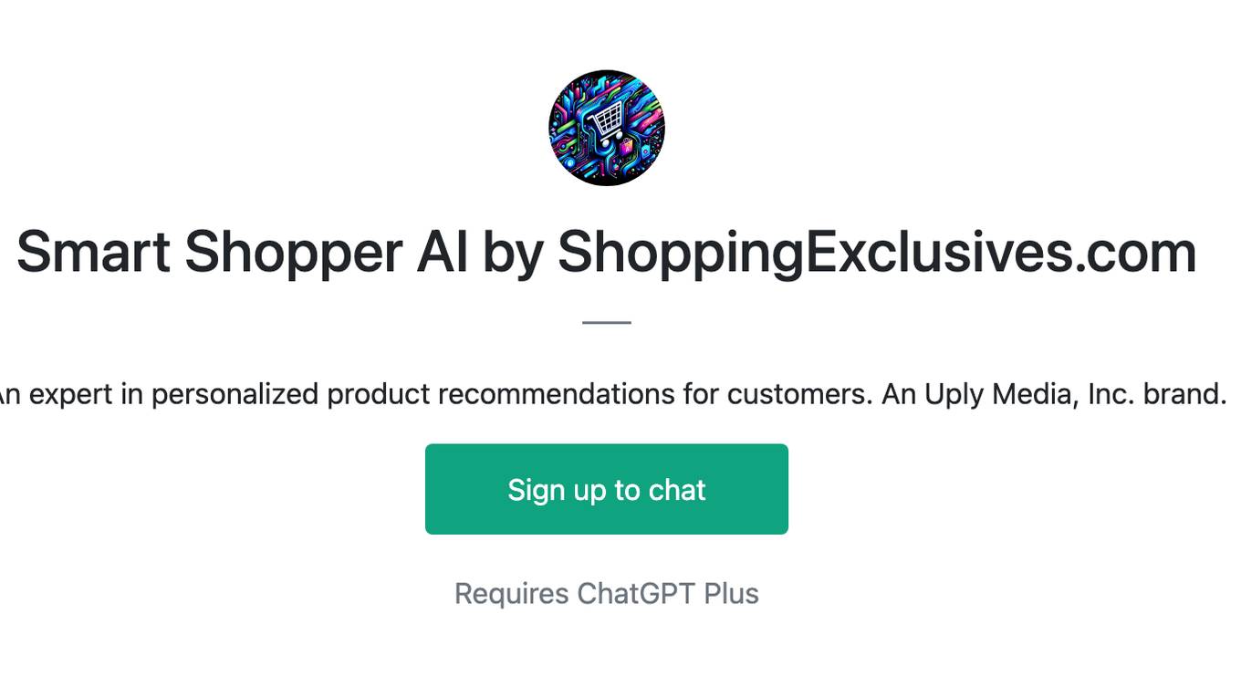 Smart Shopper AI by ShoppingExclusives.com Screenshot