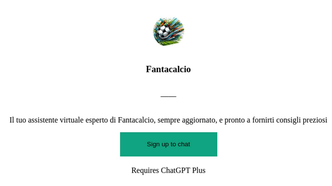 Fantacalcio Screenshot