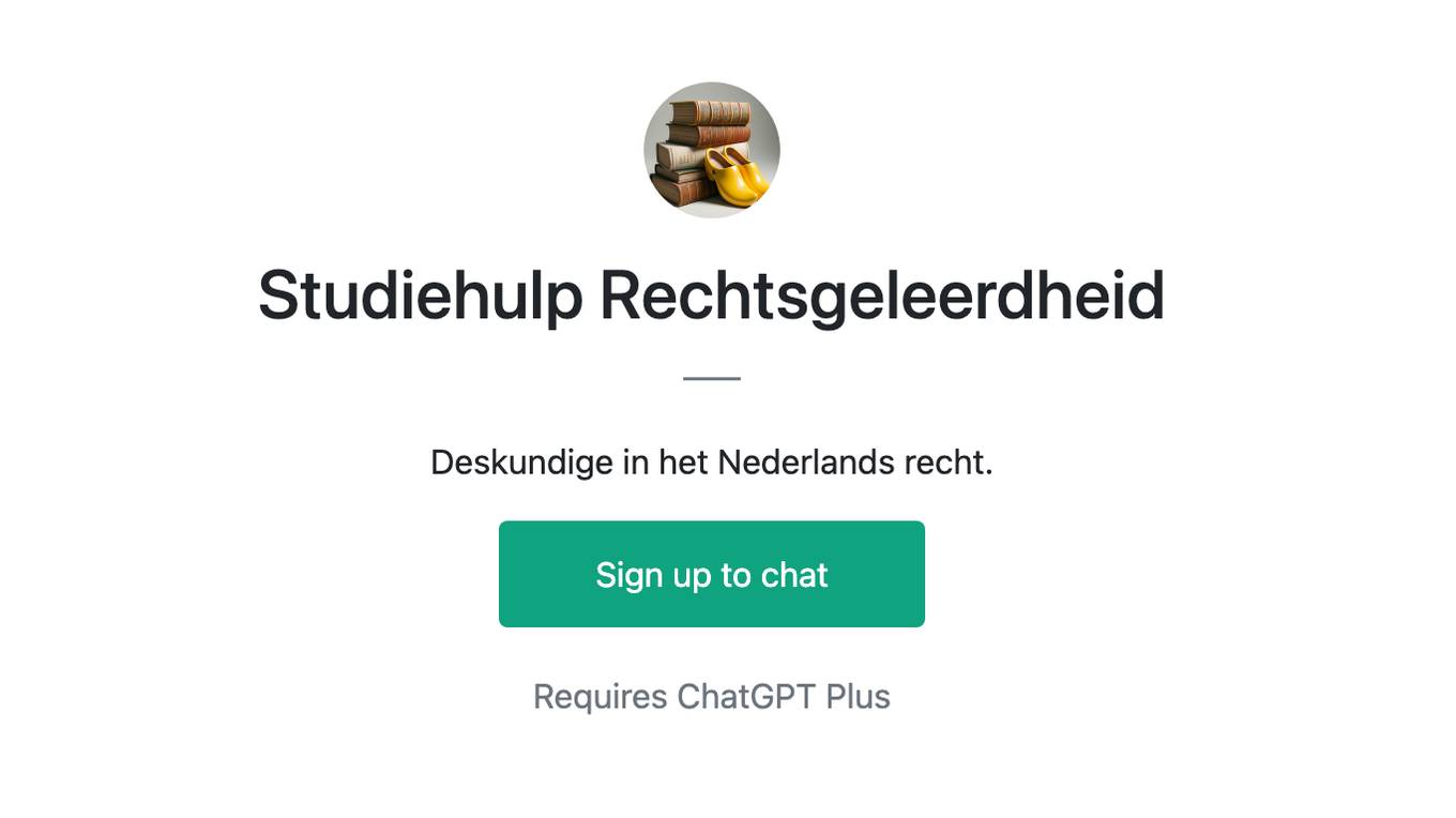 Studiehulp Rechtsgeleerdheid Screenshot