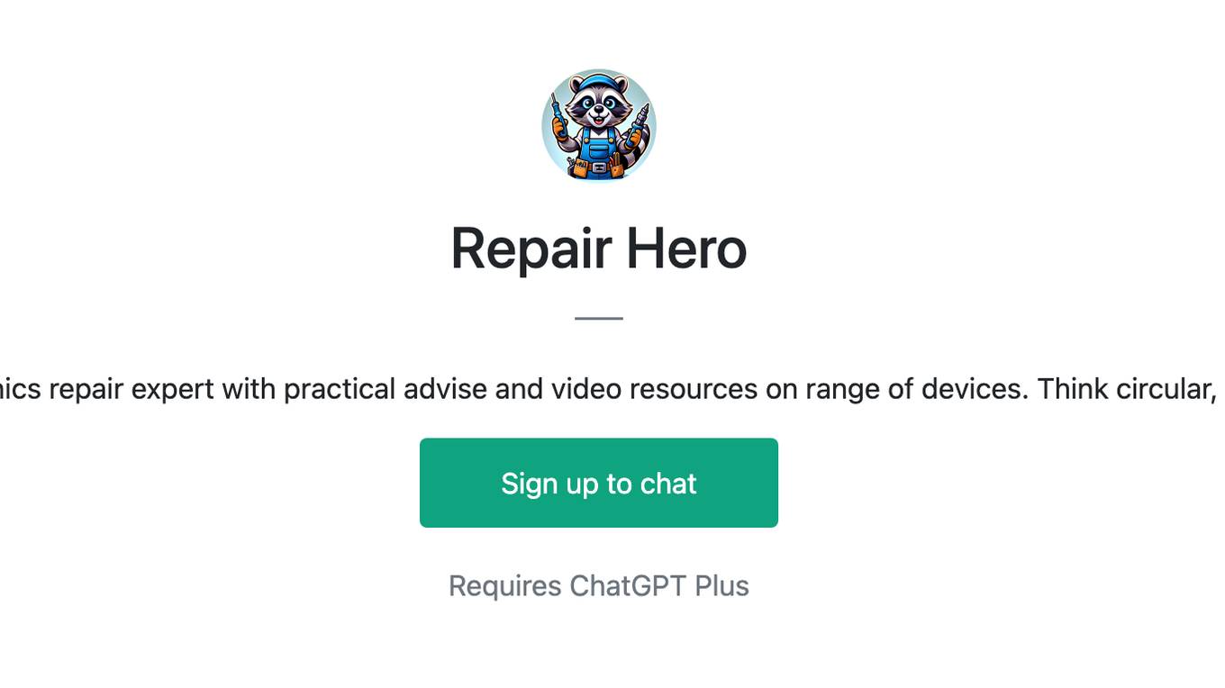 Repair Hero Screenshot