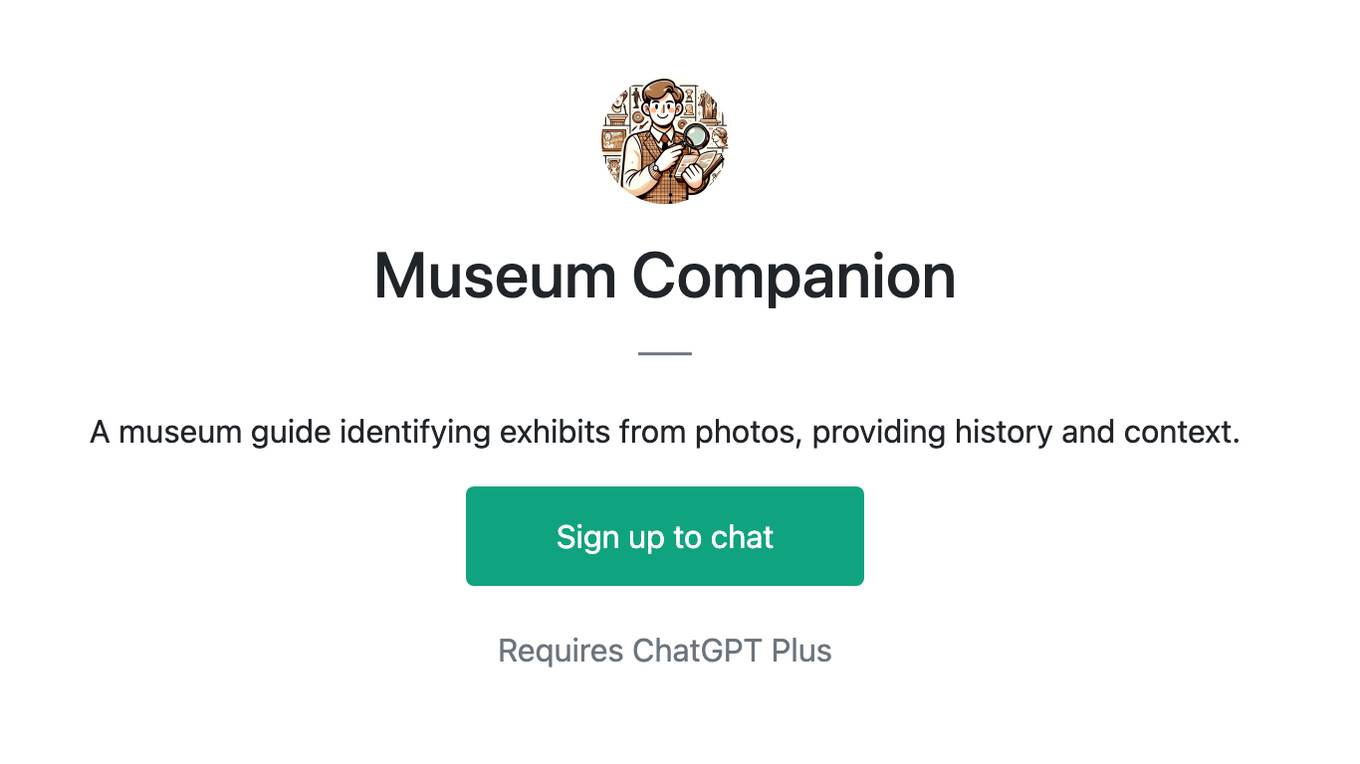 Museum Companion Screenshot