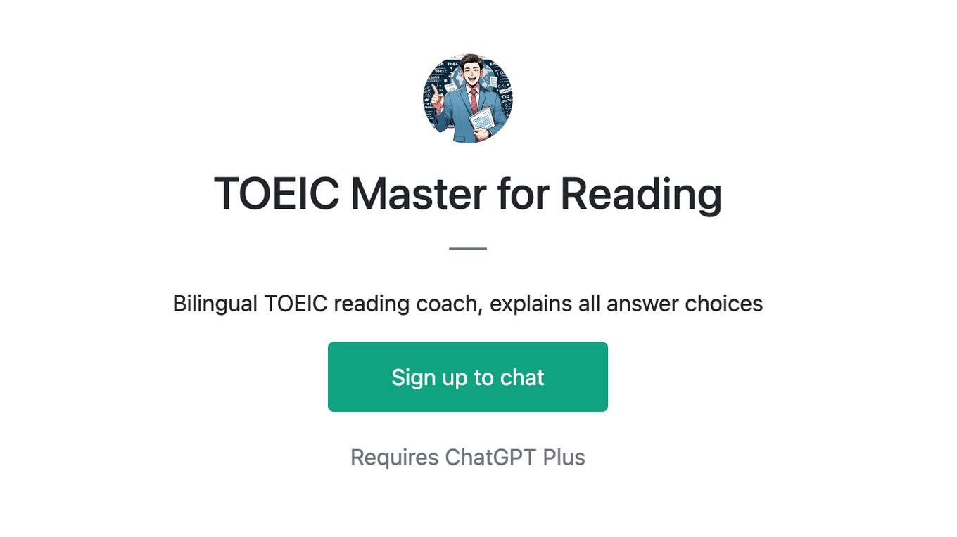 TOEIC Master for Reading Screenshot