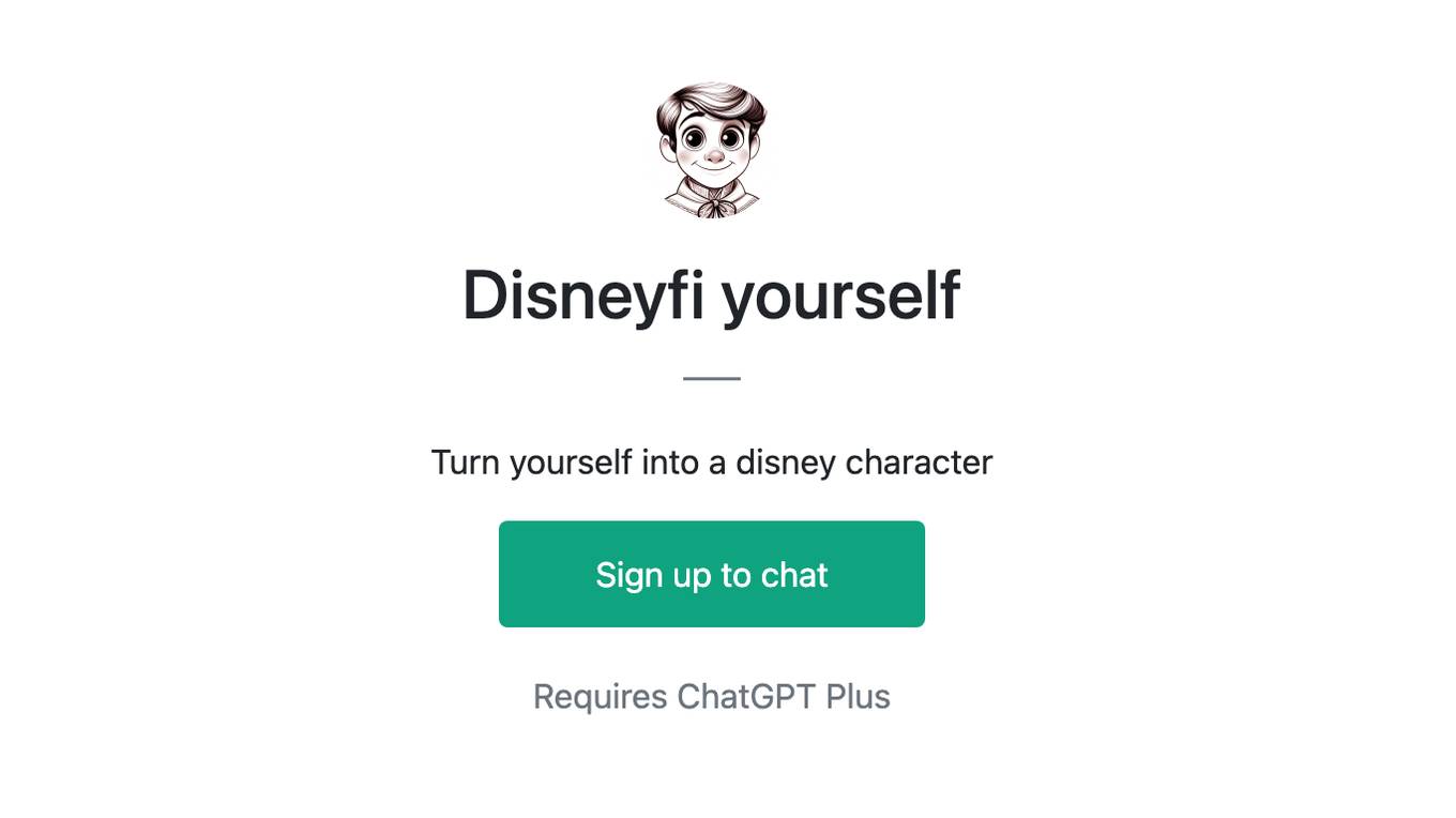 Disneyfi yourself Screenshot