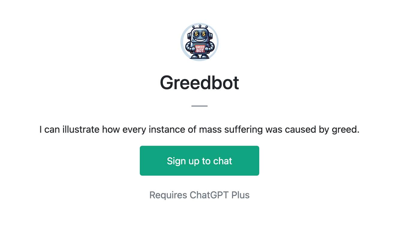 Greedbot Screenshot