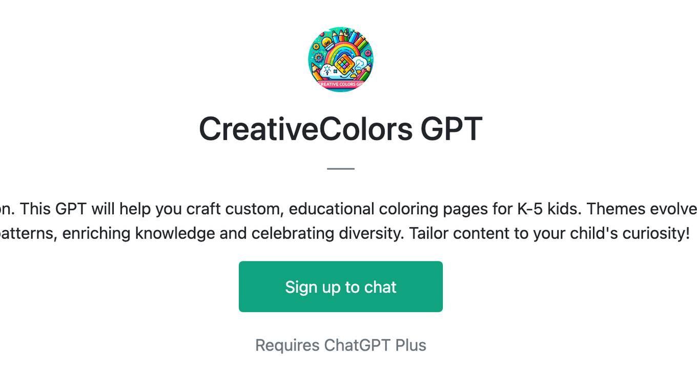 CreativeColors GPT Screenshot