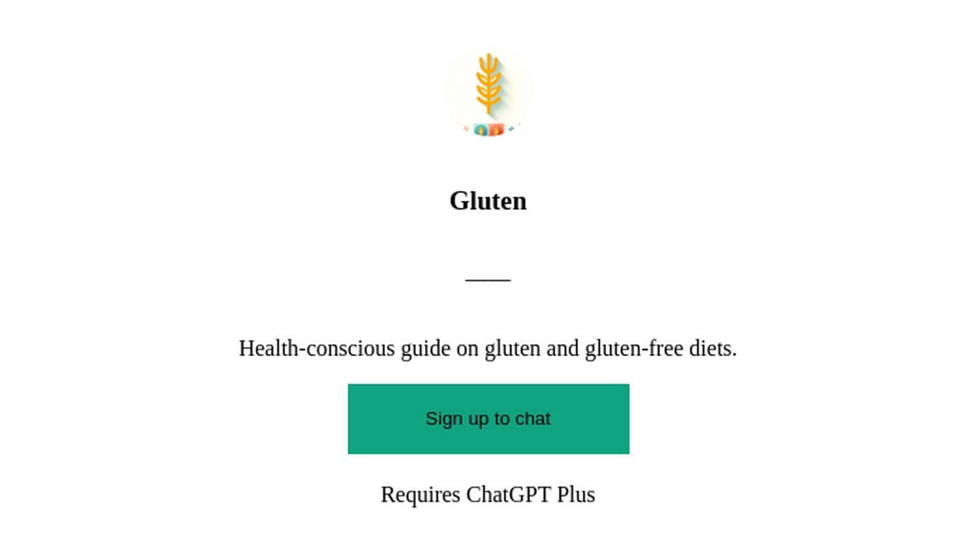 Gluten Screenshot