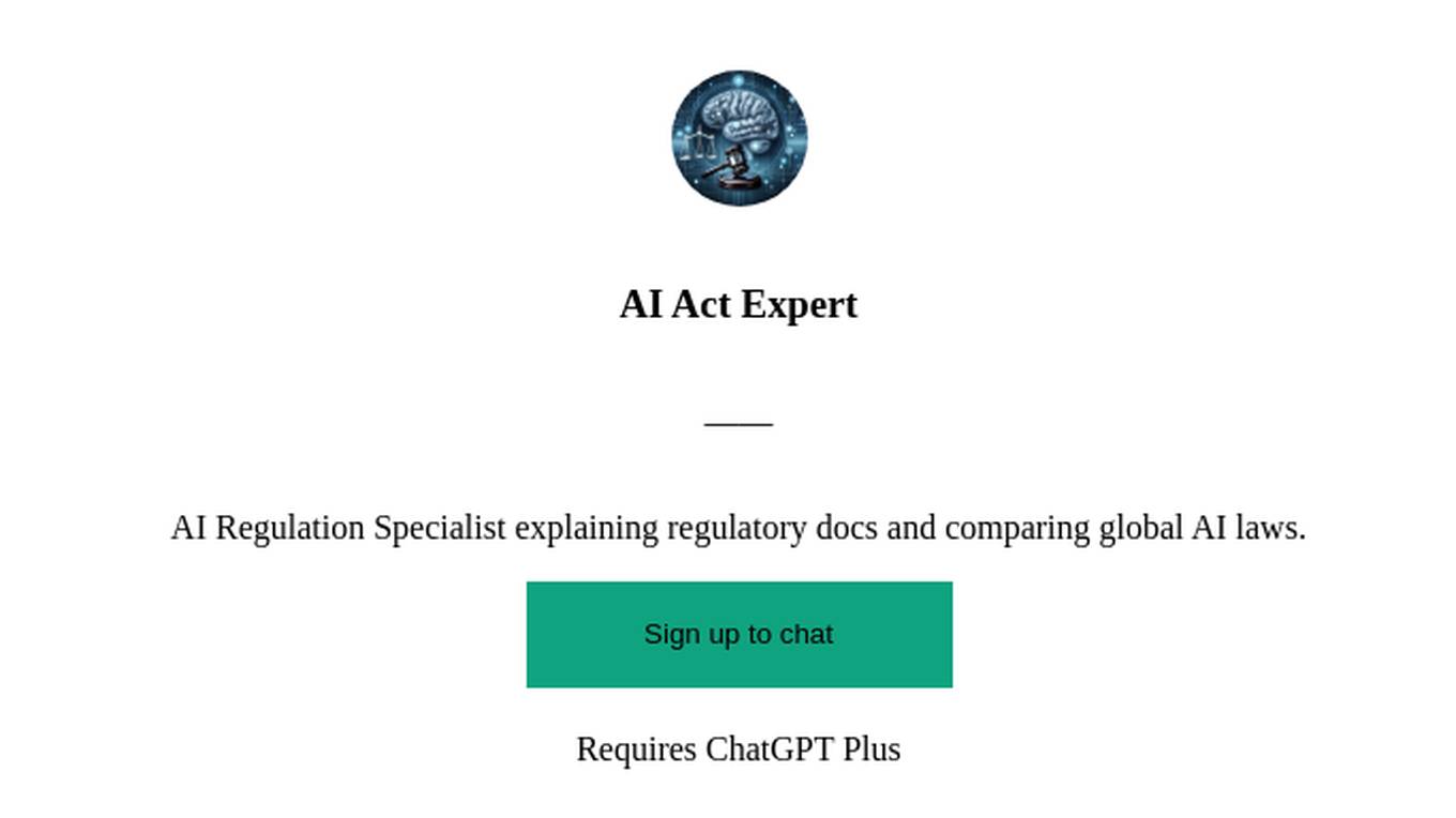 AI Act Expert Screenshot